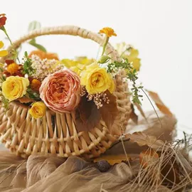 植物工艺品;鲜花花艺制品;柳编