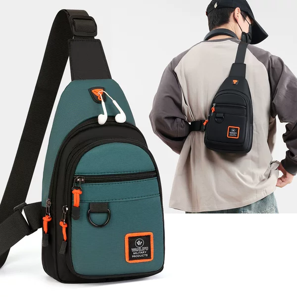 1month new men's chest bag crossbody bag shoulder Oxford waterproof cloth casual fashion zhuotian cross-border foreign trade Wholesale