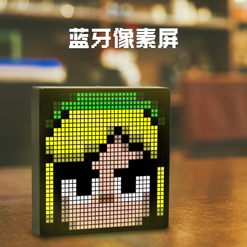 32*32DIY デスクトップ Bluetooth ピクセルスクリーンテーブルピクセルフォトフレーム LED 壁掛けピクセルスクリーンフォトフレーム装飾品|undefined