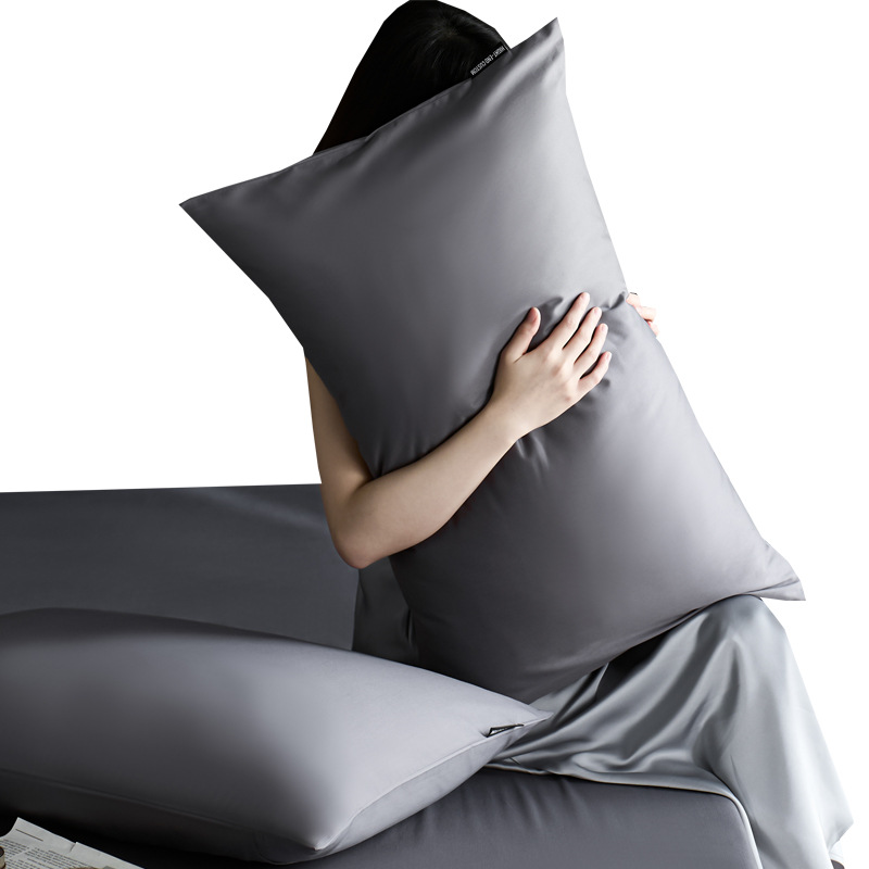 Moderno simple viento 60 almohada de algodón largo almohada de piel almohada de algodón puro almohada de algodón tipo A