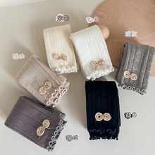 2024新款爆款外贸宝宝九分裤外穿棉柔儿童打底裤春秋薄款女打底裤