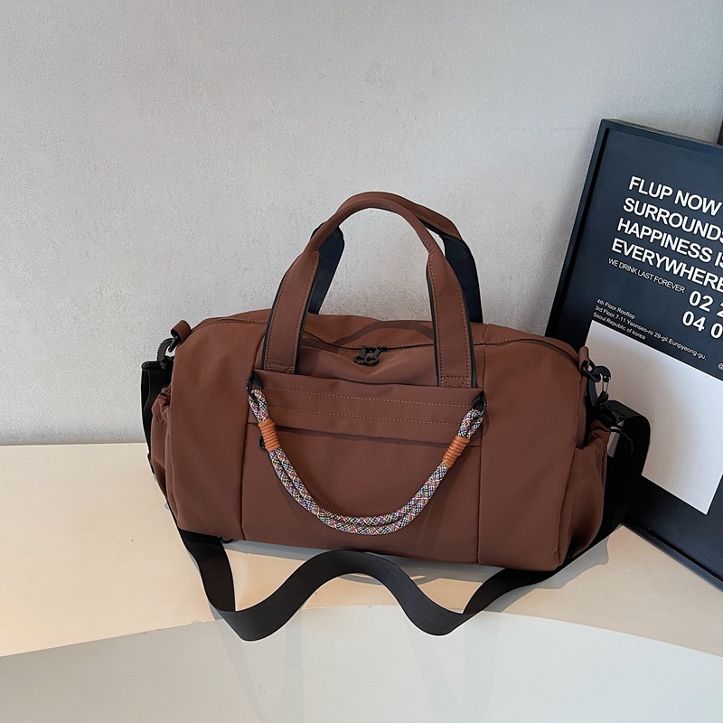 Hombres y mujeres, bolsas de equipaje de moda casual, bolsas de viaje portátiles, simples y versátiles, deportes al aire libre, fitness image 10