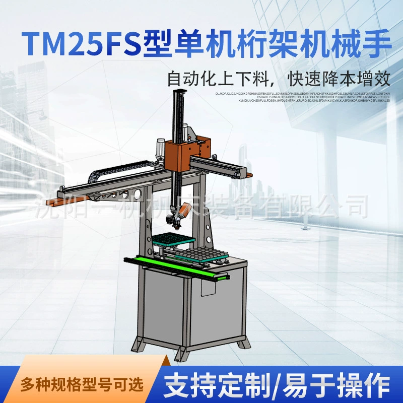 Одномашинный ферменный манипулятор типа TM25FS (сервопривод оси A, ось Y балки)