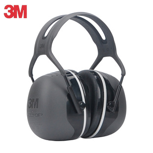 3m Soundproof Earmuffs X5A Powerful Soundproofing and Noise Reduction Industrial Grade Protective Labor Protection Earmuffs Comfortable Head-Mounted Wholesale