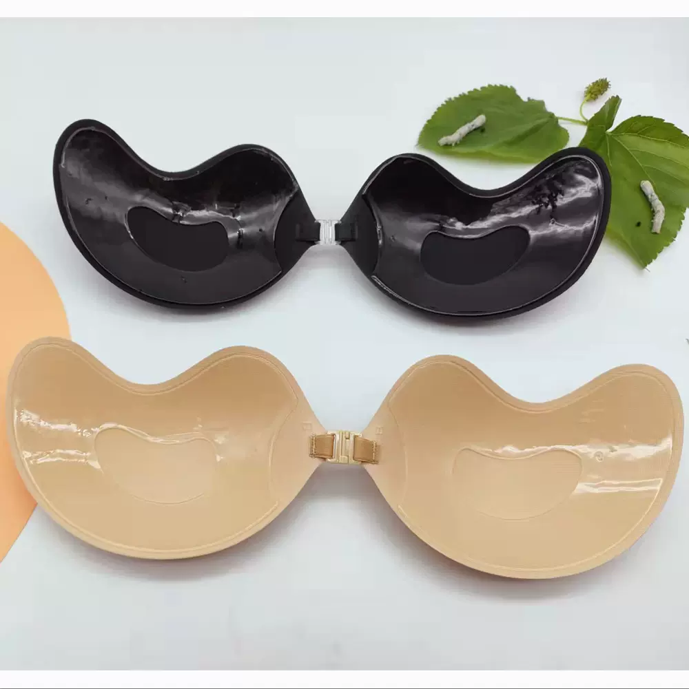 硅胶胸贴批发 透气胶芒果杯硅胶文胸 隐形胸贴婚纱专用聚拢内衣