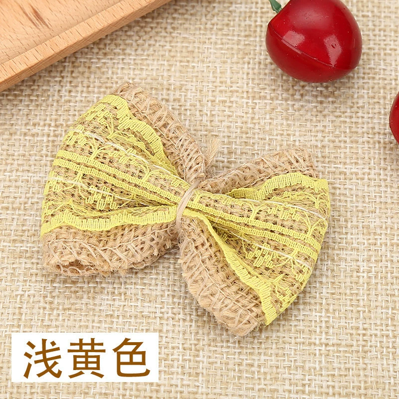 Mattule Bow Handmade DIY Maispot Supplementary Materials Decoration Flower Double-layer Exquisite Lace Wedding Clothing Shoemon and Hat Accessories