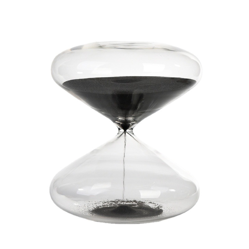 Cristal creativo ovni reloj de arena temporizador 30 minutos decoración del hogar temporada de graduación regalo de San Valentín