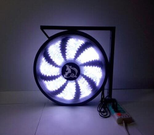 Led Windmill Whirlwind Light, Large Circular Light, Led Beauty Salon Rotating Light, Wall-Mounted Advertising Light Box