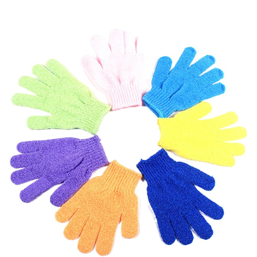 Guantes Exfoliantes de Baño de Nailon