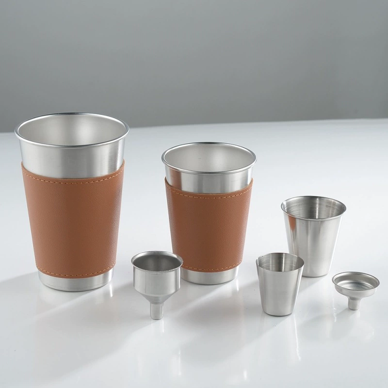 Пивная кружка из нержавеющей стали с закругленным краем, однослойная кружка для воды, креативный подарок, рекламная кружка, дропшиппинг Amazon, прямые поставки