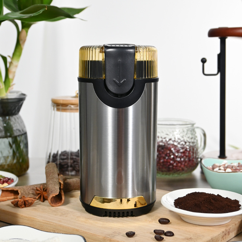 Molinillo de granos de café multifuncional, máquina de café eléctrica, molinillo portátil, molino doméstico, prensa automática de polvo