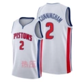 Pistons #2 White Heat Pressed