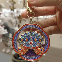 鳳凰の王冠キーホルダー中国旅行博物館周辺文化創造記念ギフト中国風ペンダントキーホルダーカスタマイズ