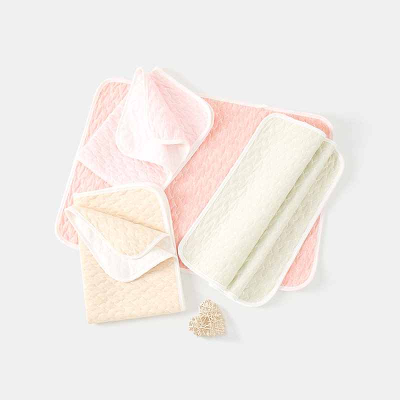 Baby Waterproof Washable Cotton Breathable Newborn Baby Leak-Proof Mat Doll Diaper Fabric Pad Spring and Autumn Winter