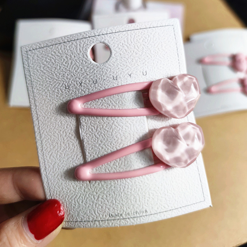 Pink Peach Hairpin