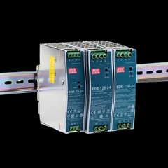 原装明緯EDR-75-24台湾レールスイッチ電源EDR-120-24レール式EDR-75W-12V
