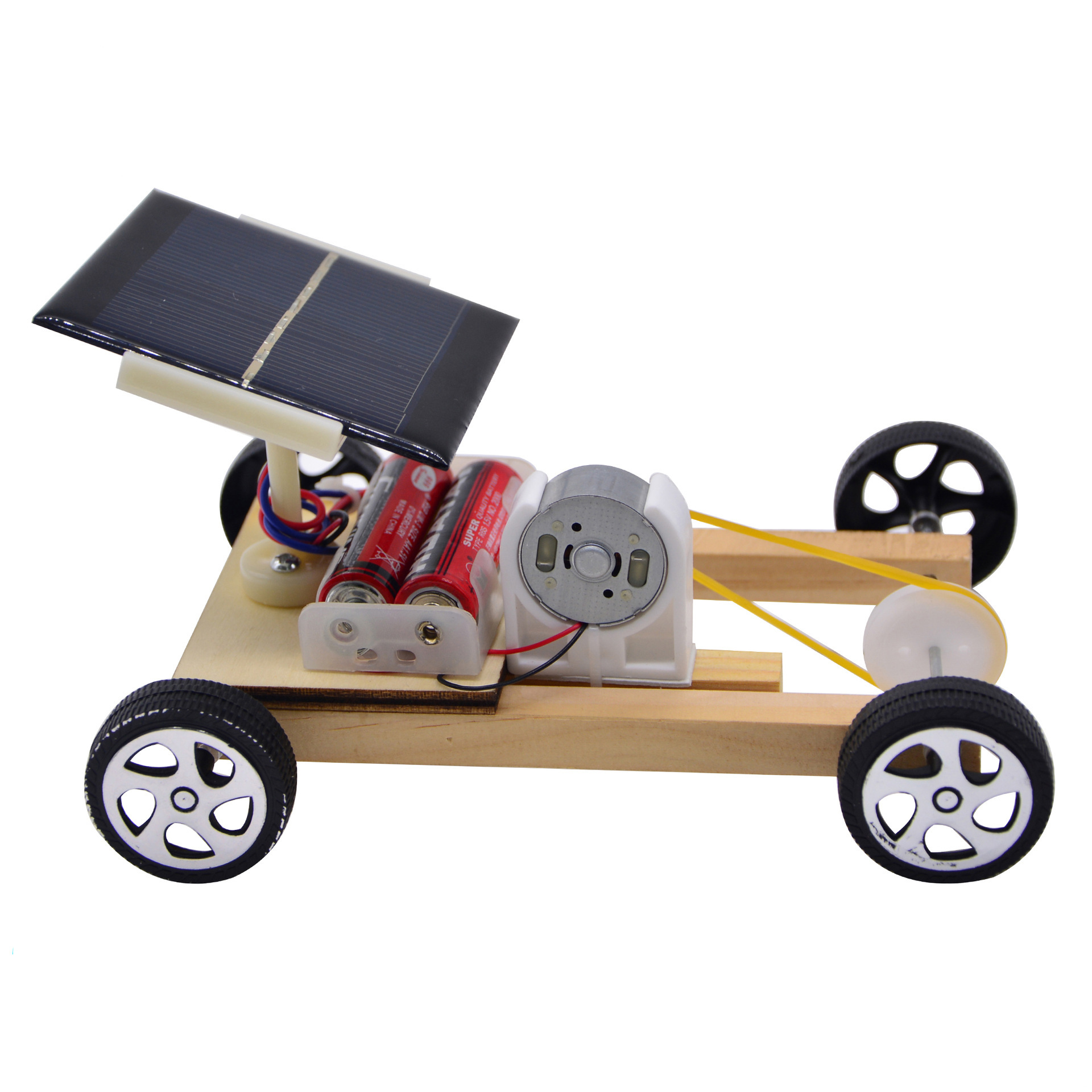 木制越野车科技小制作小发明电动风力小车拼装科学实验diy材料包-阿里巴巴