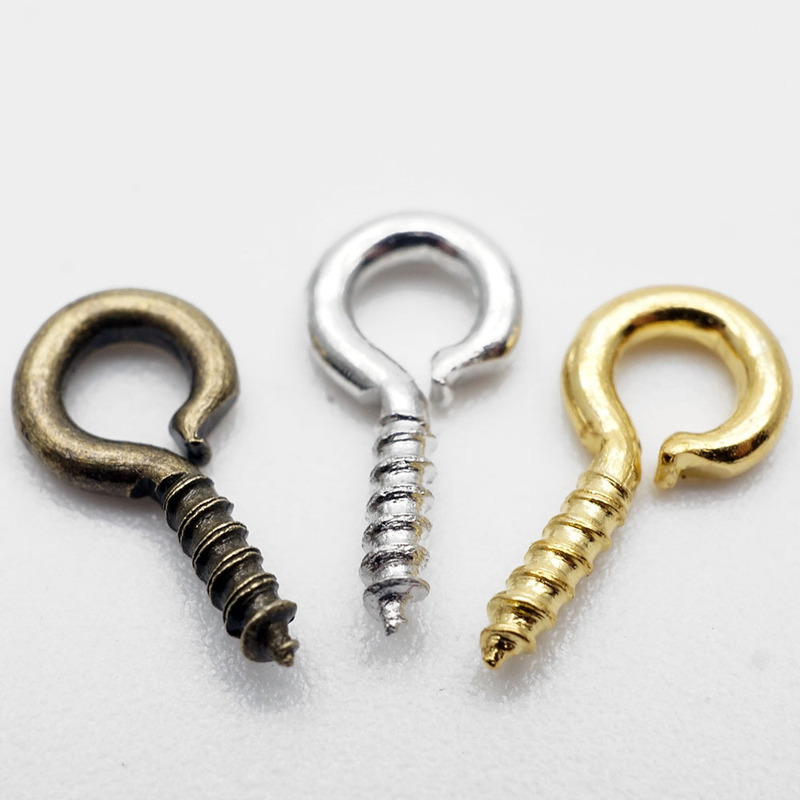 100Pcs/Pack, Handmade Jewelry Accessories, Horn Nails, Self-Tapping Screws, Sheep's Eye Nails, Electroplated Sheep's Eye Needles 100Pcs/Pack, Handmade Jewelry Accessories, Horn Nails, Self-Tapping Screws, Sheep's Eye Nails, Electroplated Sheep's Eye Needles