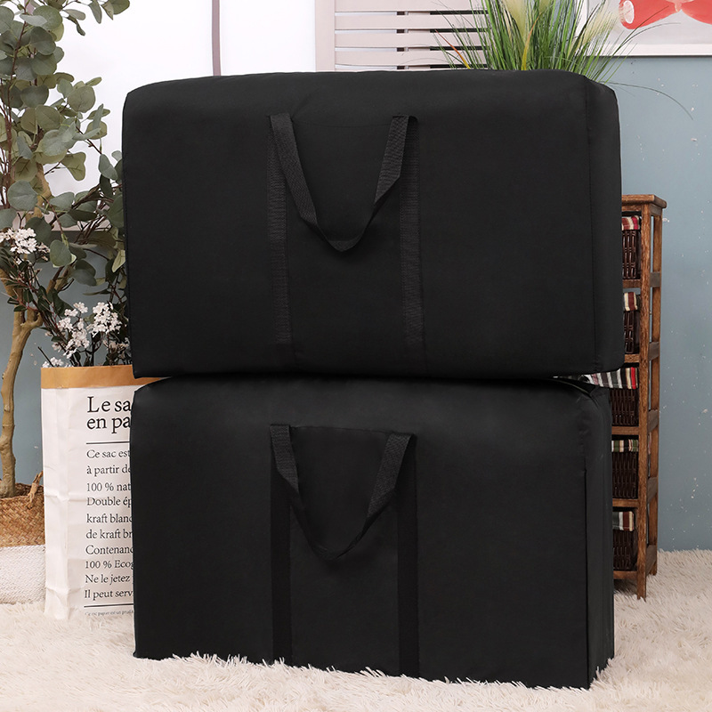 Moving Bag Storage Bag Oxford Cloth Moving Bag Portable Pocket Packing Luggage Bag Large Capacity Sack Woven Bag