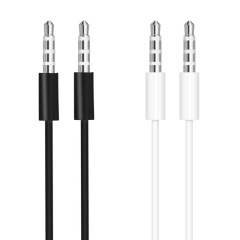 Wholesale 3.5mm male to male recording cable, car aux audio cable, mobile phone computer connection audio speaker