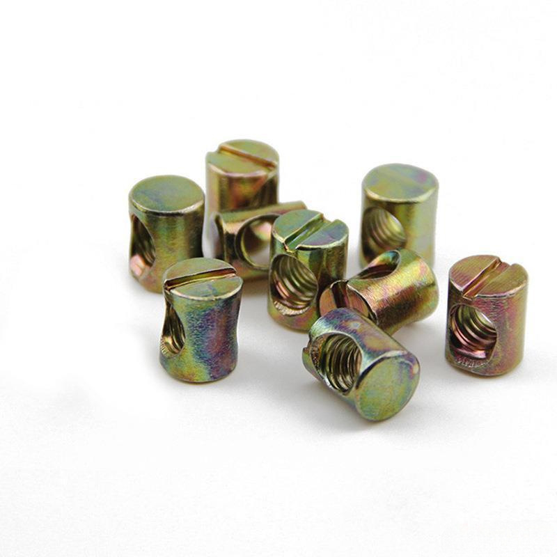 Wholesale baby crib screws/upper and lower bed screws/hammer head nuts/iron hammer caps/flat head