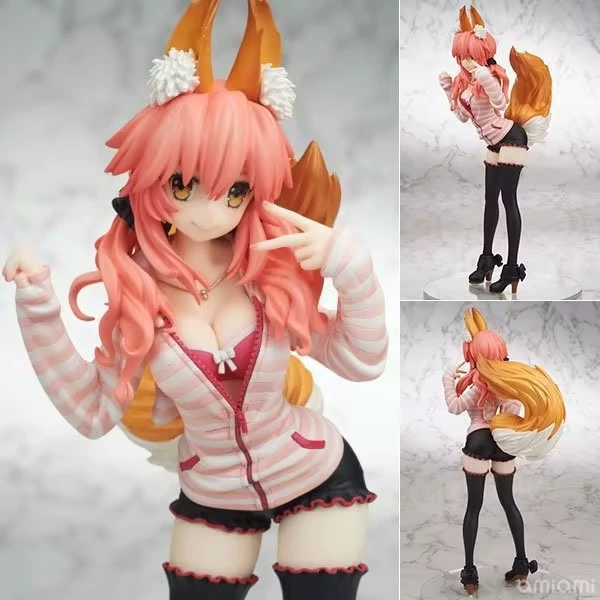 2D Fate/EXTRA CCC Кастер Обычный образ Тамамое Звериные уши Повседневная одежда Фигуры Украшения