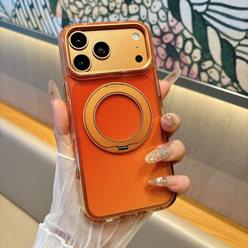 Suitable for Iphone17Promax Mobile Phone Case, 360-Degree Rotating Magnetic Stand, Apple 16 All-Inclusive Anti-Fall Protective Case Suitable for Iphone17Promax Mobile Phone Case, 360-Degree Rotating Magnetic Stand, Apple 16 All-Inclusive Anti-Fall Protective Case