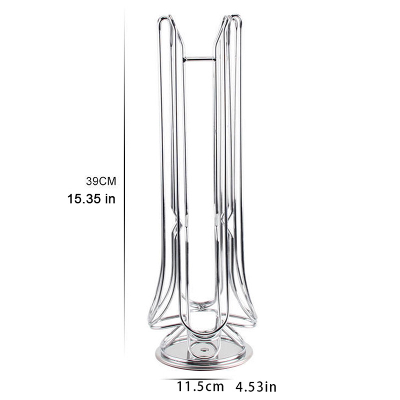 Para Nespresso Vertuo Cápsulas de café 24 cápsulas de café Estante de exhibición de almacenamiento