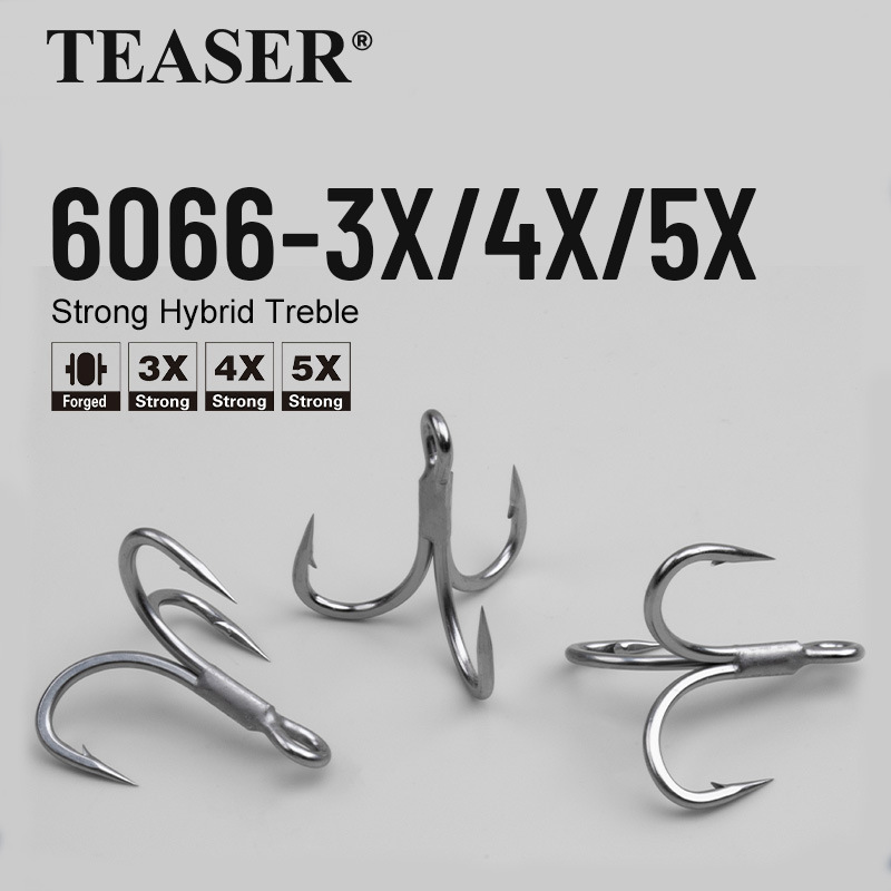 Three hooks 6066 Asia tin new anti-rust sea fishing corrosion-resistant wave climbing iron hook auxiliary hook high carbon steel reinforced three-pronged hook