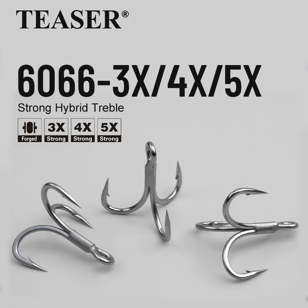 Three hooks 6066 Asia tin new anti-rust sea fishing corrosion-resistant wave climbing iron hook auxiliary hook high carbon steel reinforced three-pronged hook