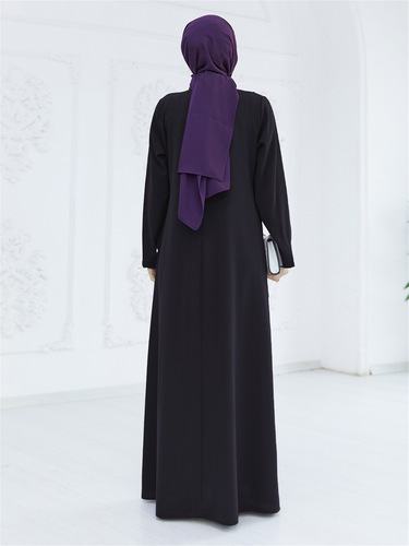 Women's Autumn/Winter New Fashion Elegant Tailored Back Buckle Waist Cinching Long Sleeve Dress Wholesale