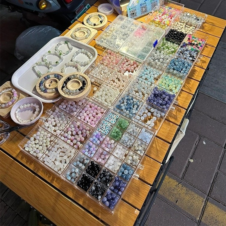 Night Market Stall Small Items Trendy Beaded Handmade DIY Creative Suitable for Students Popular Project Wholesale