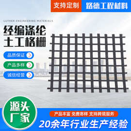 经编涤纶土工格栅 市政道路机场路基用土工格栅 涤纶经编土工格栅