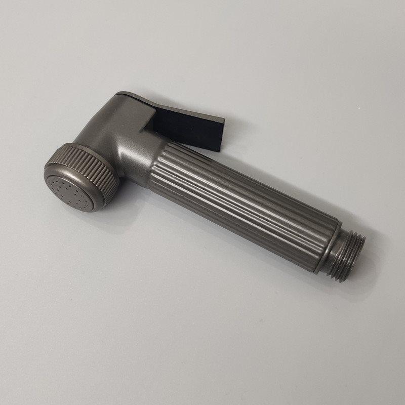 枪灰色洗澡花洒喷头浴室淋浴淋蓬头手持卫生间家用莲蓬头沐浴花洒|undefined