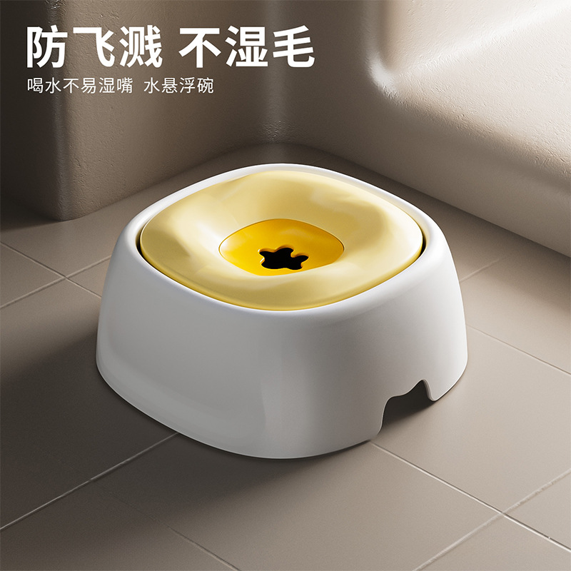 Cuenco para mascotas transfronterizo, cuenco flotante en forma de estrella de mar, utensilios para beber, cuenco para beber para gatos, bebedero para gatos a prueba de salpicaduras