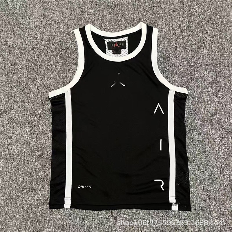 New Vest Summer Aj Flyman Basketball Sports Mesh Casual Quick-Drying Breathable Sleeveless Loose Running Fitness Men