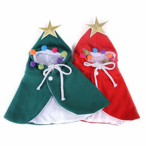 Pet Cat Chinese Style Neck Scarf Cape for Cats and Dogs, Teddy and Bichon Small Dog Clothes Neck Scarf Cape