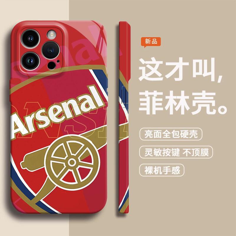 Red Background Arsenal Team Logo Phone Case Apple 17 Premier League Fan Film Hard Shell Protective Cover iPhone 18 Red Background Arsenal Team Logo Phone Case Apple 17 Premier League Fan Film Hard Shell Protective Cover iPhone 18