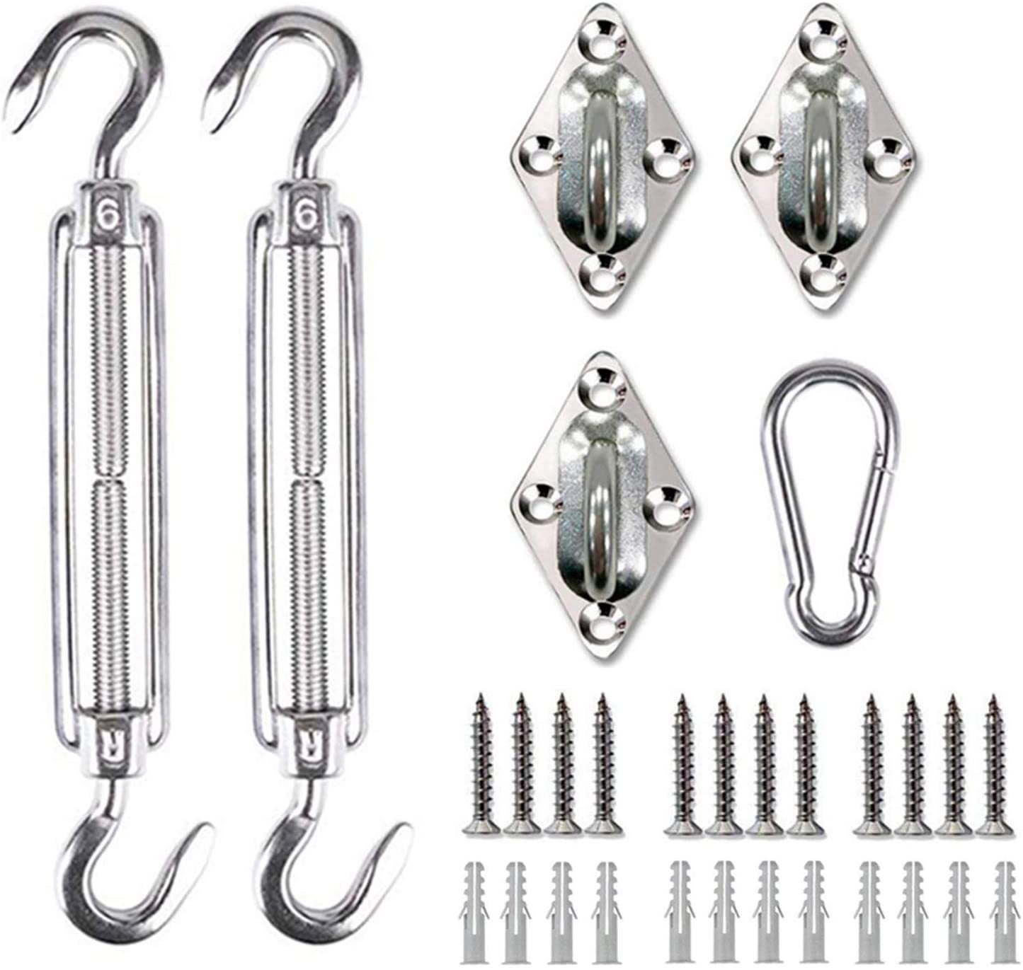 工厂直供 不锈钢三角灯罩帆配件 遮阳帆不锈钢配件 遮阳蓬配件