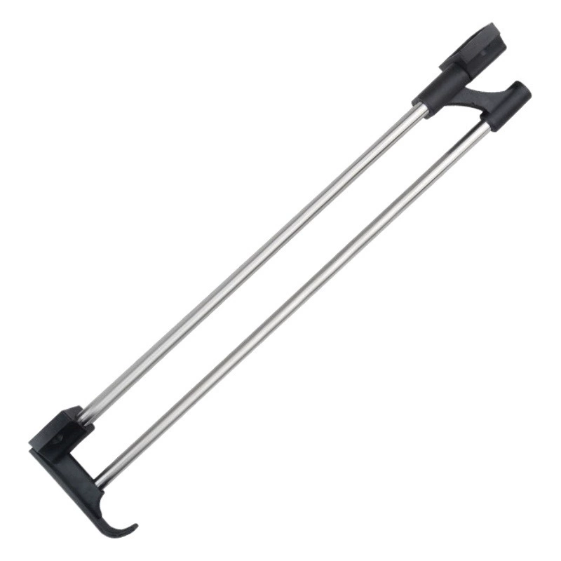 Вешалки для хранения из нержавеющей стали Регулируемая Черная Вешалка для хранения одежды Шкаф для спальни Двухтактная вешалка для одежды с верхним креплением