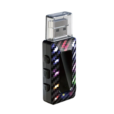 Cross-Border Car Bluetooth 5.3 Receiver Audio Adapter Wireless Hands-Free Calling Tf Card Playback (FM Modulyator) - w4