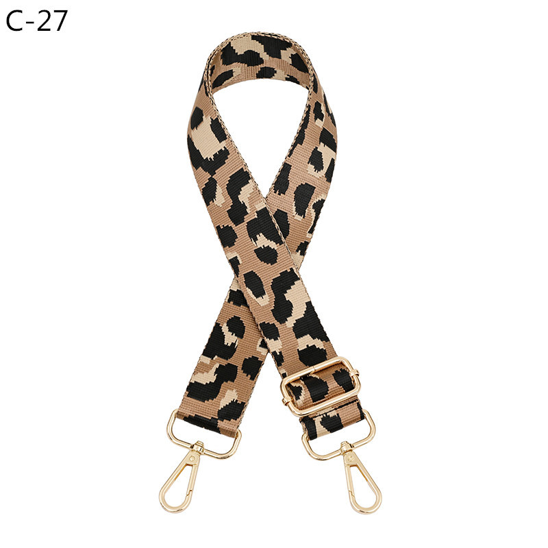 Bag Strap Bag Accessories Type Holiday, Shopping Occasion All Seasons Polyester Leopard Bag Strap
