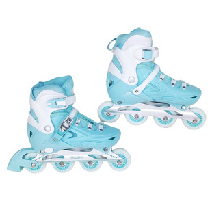 Roller Skates, Single Flash Pu Wheels, Aluminum Alloy Brackets, Pvc Wheels, Wear-Resistant, Adjustable Size, Kidsren's Adult Gyxyx