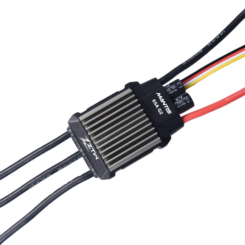 Бесколлекторный ESC ZTW Mantis 65A G2 6S для авиамоделей