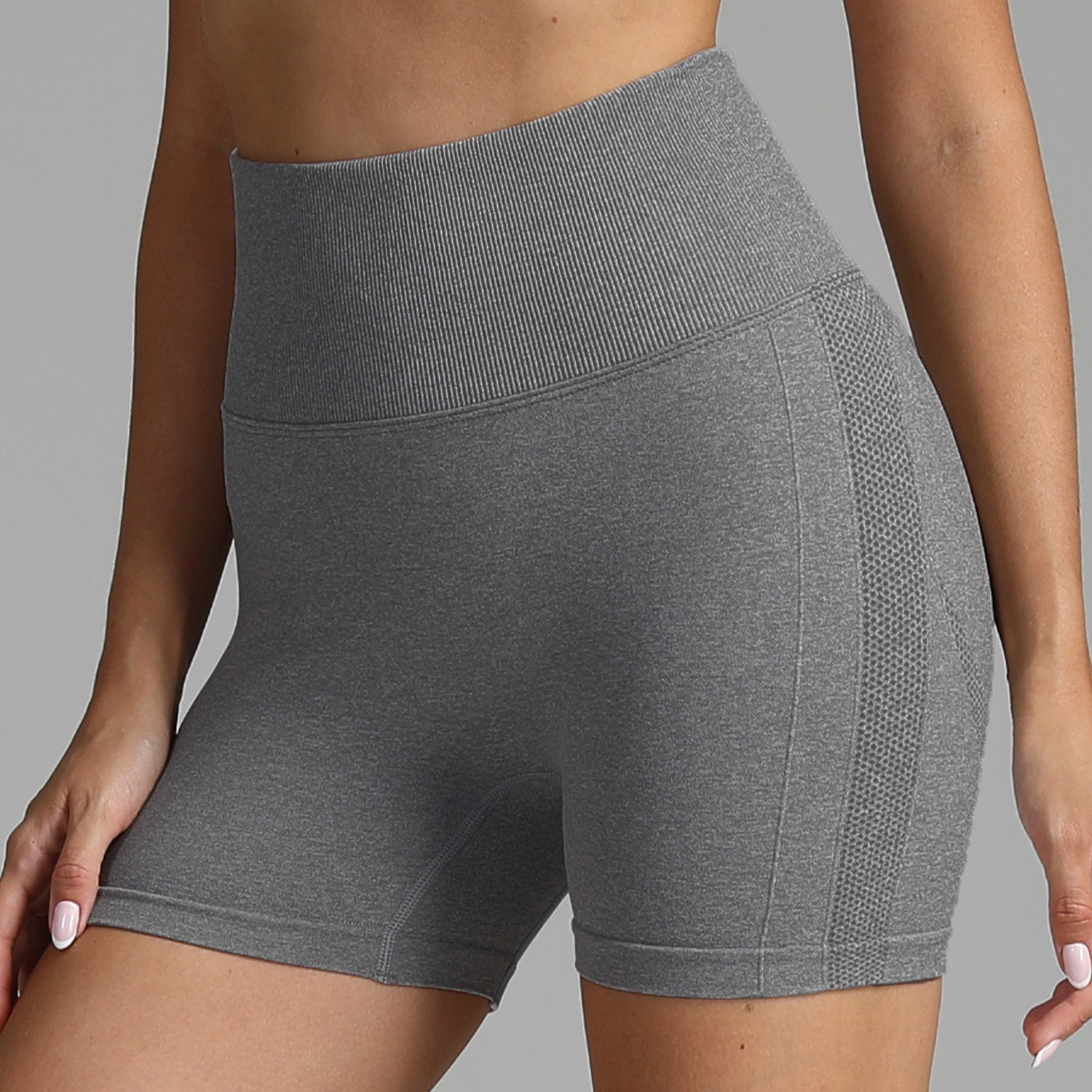 Pantalones cortos de yoga de cintura alta para mujer, pantalones cortos deportivos ajustados para correr, pantalones deportivos de secado rápido, pantalones deportivos para fitness, verano