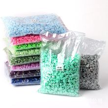 500g一斤一包AB彩半面珍珠2-14mmABS平底半圆手工DIY饰品跨境热卖