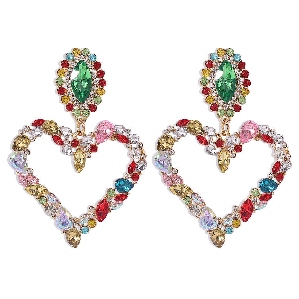 36g Weight No Inlaid Inlay Material Earrings Classification Housewarming, Anniversary, Business, Wedding, Travel, Birthday Occasion Alloy Material Geometric Pattern Women'S Gender Exaggerated, Fashion Style White Color Exaggerated Fashion Geometric Alloy No Inlaid Women'S Earrings 17