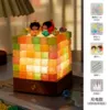 Rechargeable candy lamp-bubble cute particles [three-color light + gift bag]
