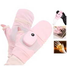 电加热手套充电式冬季骑行摩托车男女石墨烯发热保暖手套跨境批发