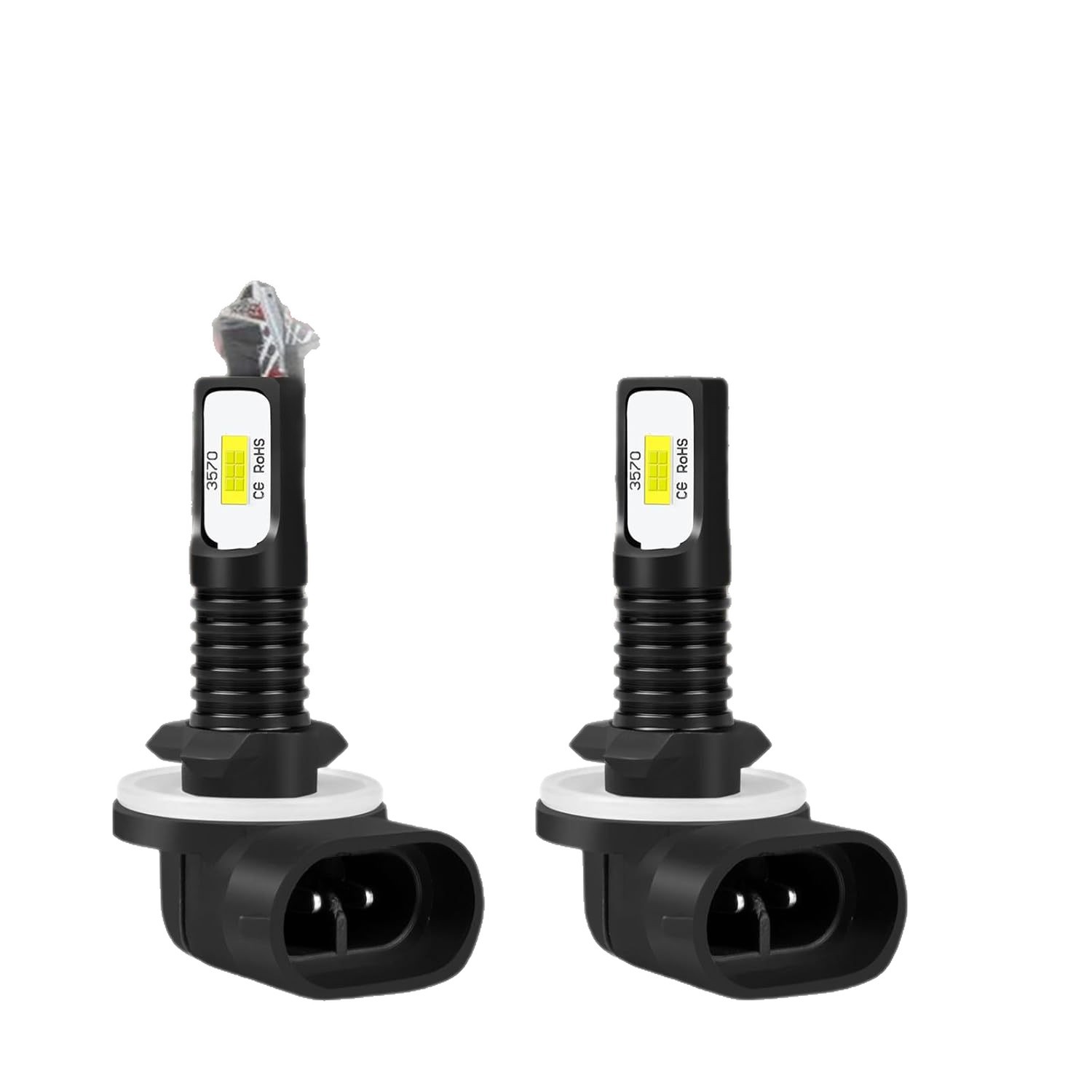 881 80W 3570 2SMD 6000K luz blanca luz de resaltado decodificador de automóviles LED luz de niebla de motocicleta 886